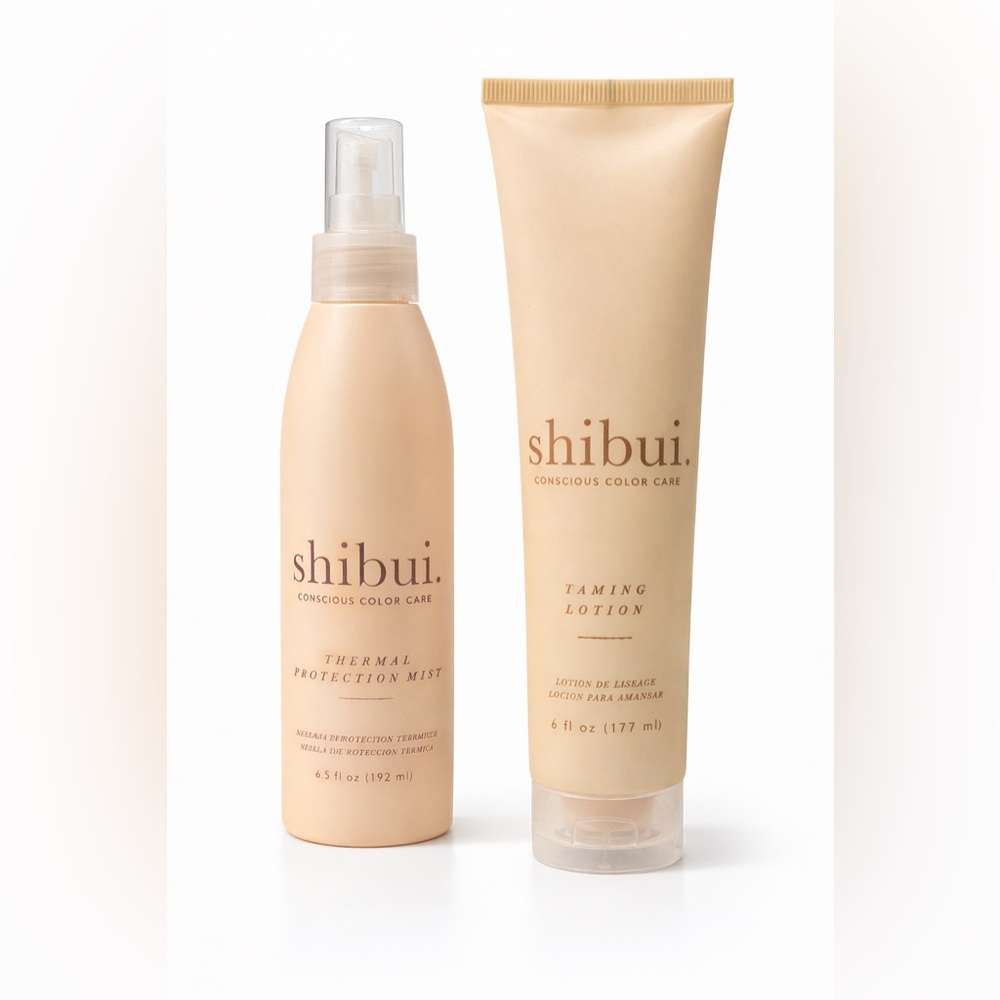 Thermal Protection Mist and Taming Lotion Set - Cream
